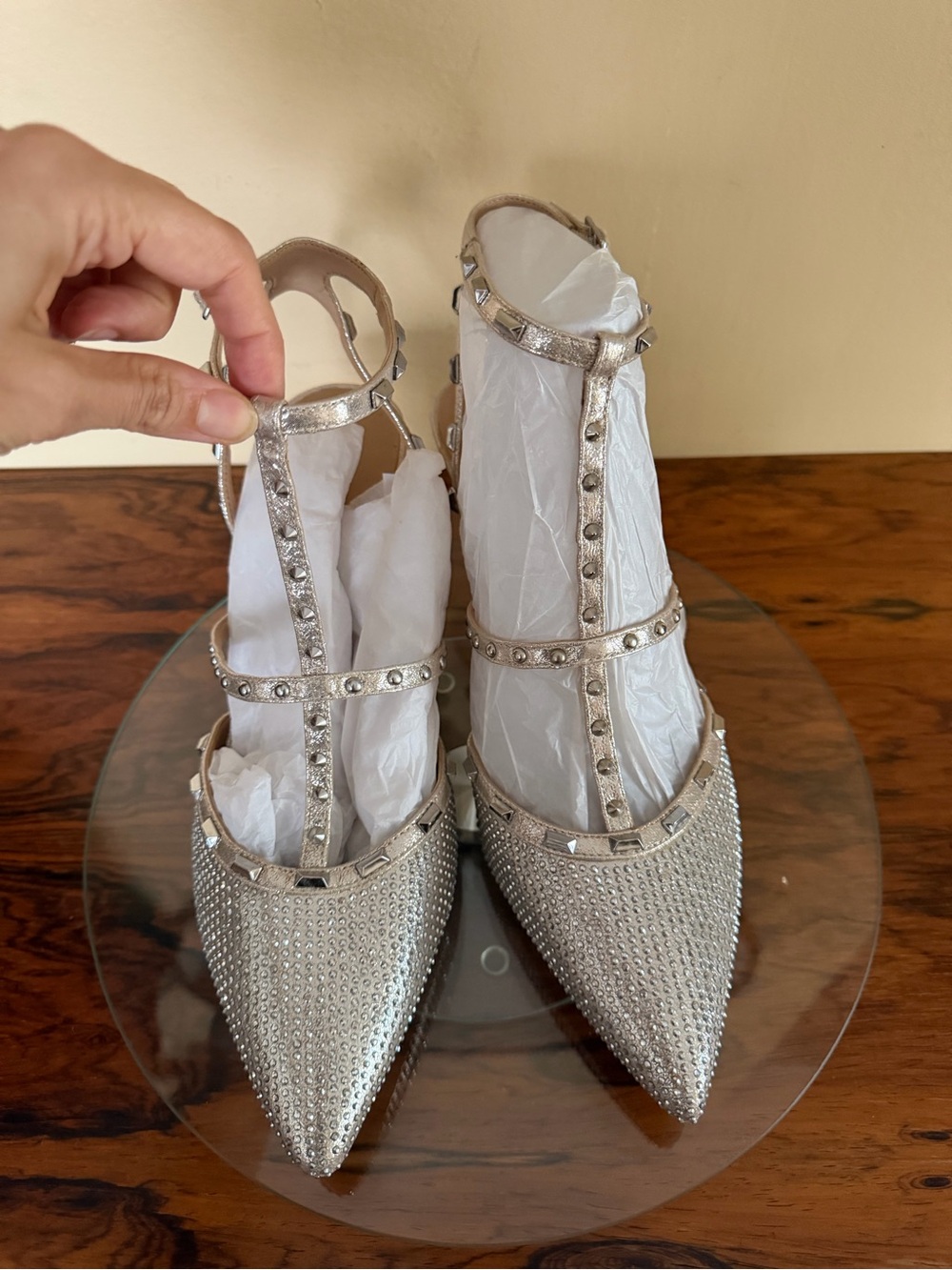 I.N.C. International Concepts Carma Evening Kitten Heel Pumps size 11